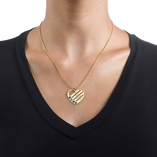 Gold Plated Engraved Necklace - 1