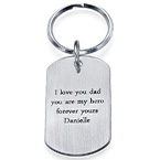 각인 도그태그 열쇠고리