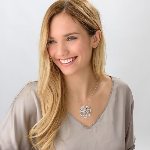 패밀리 트리 네임/탄생석 목걸이 - 1