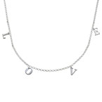 스털링 실버 네임 초커