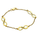 멀티플 펜던트 인피티니 도금 팔찌