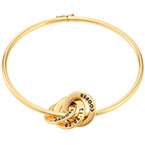 도금 러시안 링 뱅글 팔찌